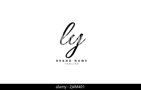 Alphabet letters Initials Monogram logo LY, YL, L and Y Stock Vector