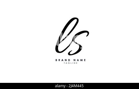 Alphabet letters Initials Monogram logo LS, SL, S and L Stock Vector