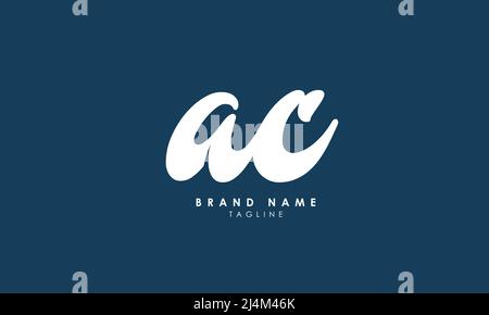 Alphabet letters Initials Monogram logo AC, CA, A and C Stock Vector
