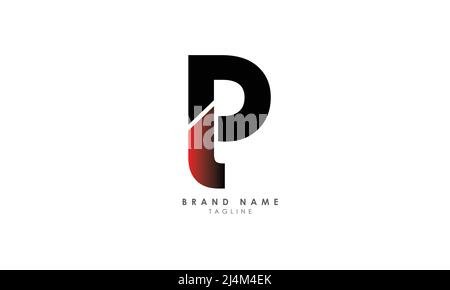 Alphabet letters Initials Monogram logo PL, LP, P and L Stock Vector