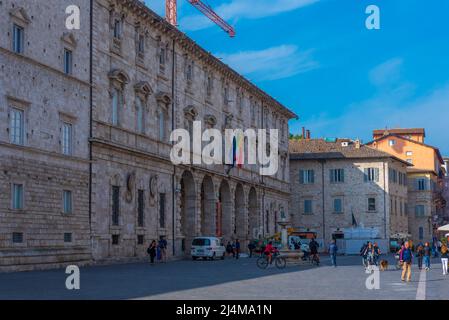 Ascoli Piceno, Italy, September 29, 2021: Palazzo dei Capitani del ...