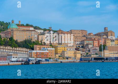 Ancona, Italy, September 26, 2021: Cityscape of Italian town Ancona. Stock Photo