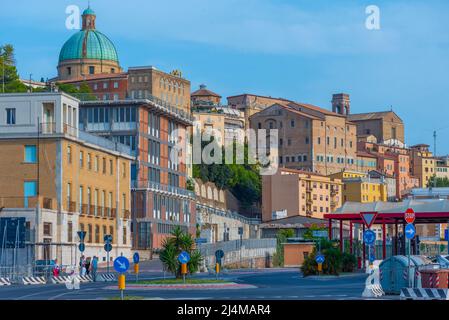 Ancona, Italy, September 26, 2021: Cityscape of Italian town Ancona. Stock Photo