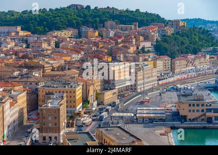 Ancona, Italy, September 26, 2021: Cityscape of Italian town Ancona. Stock Photo