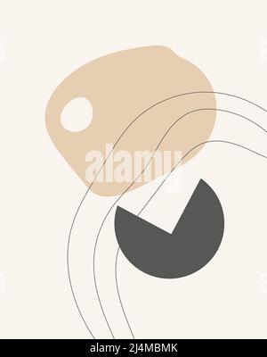 Abstract design with doodles Stock Vector