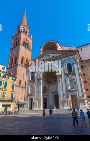 Mantua, Italy, September 24, 2021: Basilica di Sant'Andrea in Mantua, Italy. Stock Photo