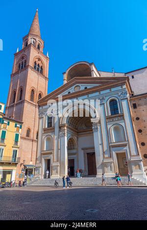 Mantua, Italy, September 24, 2021: Basilica di Sant'Andrea in Mantua, Italy. Stock Photo