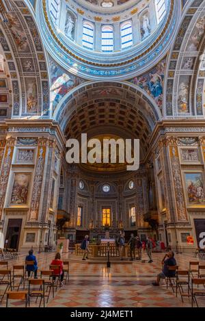 Mantua, Italy, September 24, 2021: Interior of Basilica di Sant'Andrea in Mantua, Italy. Stock Photo