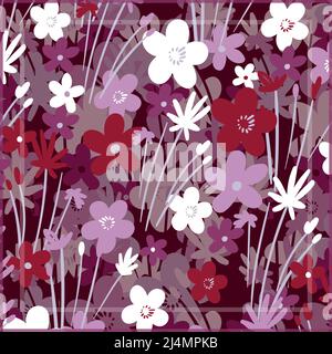 Print for kerchief, bandana, scarf, handkerchief, shawl, neck scarf. Squared pattern with ornament for fabric, textile, silk products. Paisley vector Stock Vector