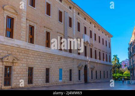 Malaga, Spain, May 24, 2021: View of the museum of Malaga Stock Photo