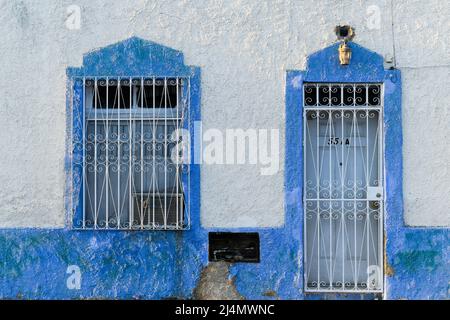 Colonial era house, Historic center of Merida, Yucatan, Mexico Stock Photo