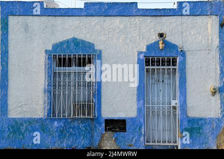 Colonial era house, Historic center of Merida, Yucatan, Mexico Stock Photo