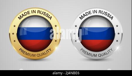 Russian Flag Emoji, Label of Product for Made in Russia Stock Vector -  Illustration of emogi, moscow: 168717180