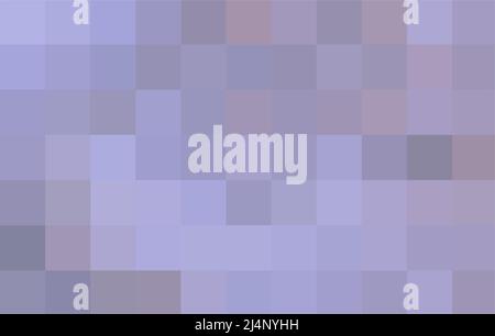 Future Cover Design. Simple Halftone Lilac Gradients Background from light slate squares. A backing of light violet mosaic squares for branding Stock Vector