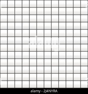 Vintage kitchen ceramic whit tiles wall. Retro inspired seamless vector pattern. Stock Vector