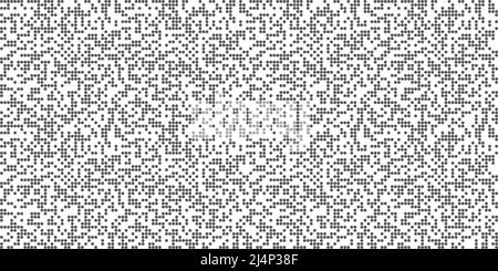 Pattern of QR code, polka dots. Seamlessly Stock Vector