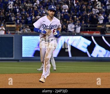 Los Angeles Dodgers shortstop Trea Turner (6) flies out to right field in  the first inning during an MLB baseball game against the Arizona  Diamondback Stock Photo - Alamy