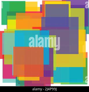 Random rectangles structure vector composition, pattern. Stock vector ...