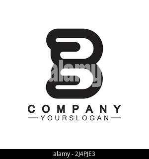 letter B logo vector, letter B business logo,Modern unique creative B logo design, Minimal B initial based vector icon. Stock Vector