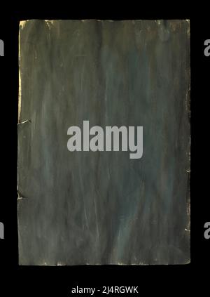 Empty old  damaged paper poster and cardboard photo templates.Rough grungy  scratched  and torn ripped te4xtured surface. Stock Photo