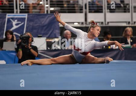 April 16, 2022: University of Utah sophomore Jaylene Gilstrap during