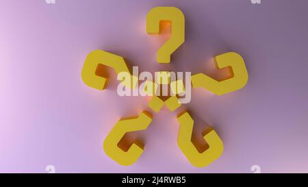 Question marks background Stock Photo