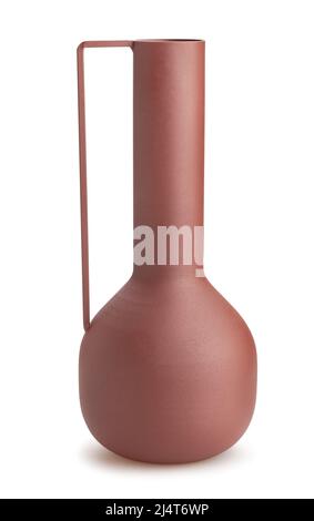 modern vase path isolated on white Stock Photo
