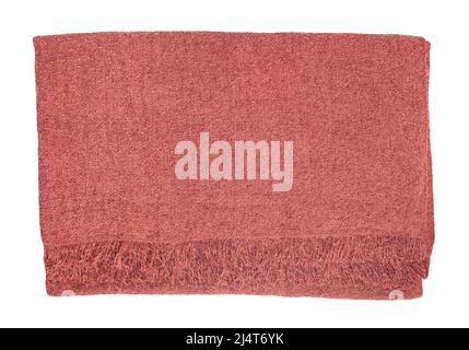 brown sofa rug path isolated on white Stock Photo