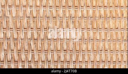 wicker wooden texture pattern background Stock Photo