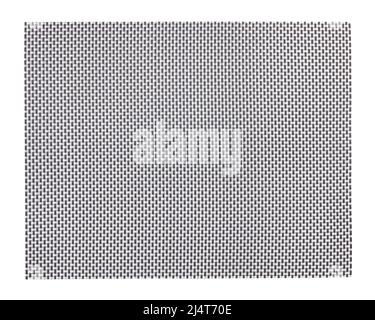 plastic table napkin path isolated on white Stock Photo