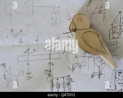 How to draw a parrot/step by step easy parrot drawing/ Bird drawing - video  Dailymotion