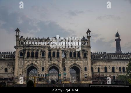 Bara Imambara or Asfi Imambara is a famous landmark in Lucknow India created by Nawab of Awadh Asaf Ud Daula Stock Photo