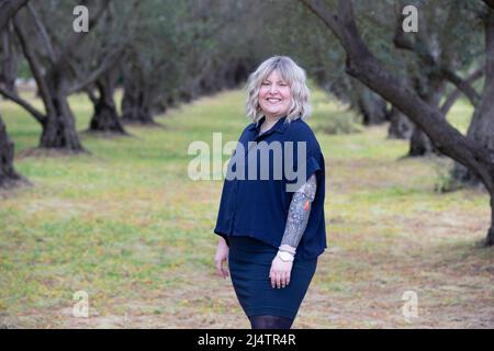 Ashley M. Gjøvik in Santa Clara, California on 14th April 2022. Pic © Dan Tuffs 2022. Stock Photo