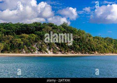 Kingfisher Bay on Fraser Island's west coast. Queensland, Australia. Stock Photo