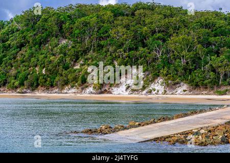 Kingfisher Bay on Fraser Island's west coast. Queensland, Australia. Stock Photo