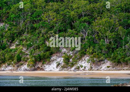 Kingfisher Bay on Fraser Island's west coast. Queensland, Australia. Stock Photo