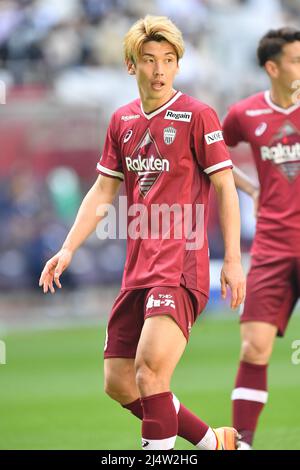 Hyogo, Japan. 10th Apr, 2022. Vissel Kobe's Yuya Osako