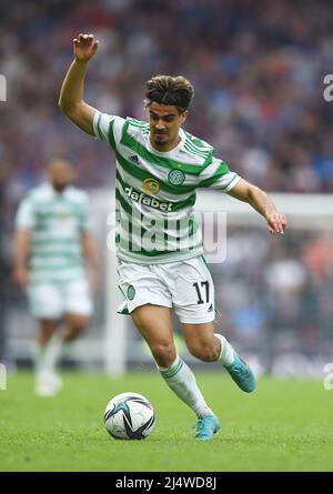 Glasgow, UK. 17th Apr, 2022. Jota of Celtic during the Scottish Cup match at Hampden Park, Glasgow. Picture credit should read: Neil Hanna/Sportimage Credit: Sportimage/Alamy Live News Stock Photo