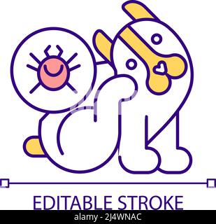 Ear infection RGB color icon Stock Vector Image & Art - Alamy