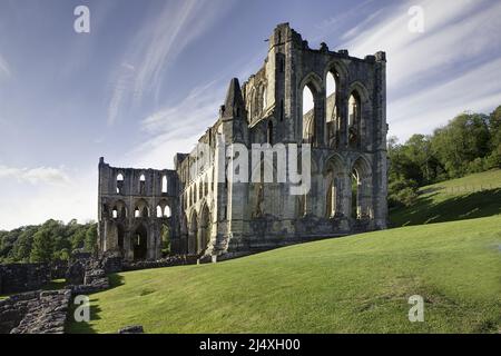 Presbytery & South Transept of ruined Rievaulx Cistercian Abbey founded 1132 - suppressed 1538.