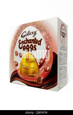 Galaxy Enchanted Eggs Chocolate Large Easter Egg Stock Photo