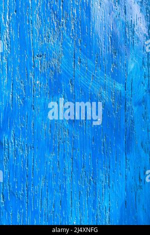 old blue wooden plank background material texture Stock Photo