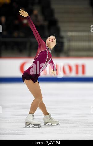 Linnea CEDER (FIN), during Women Free Skating, at the ISU European