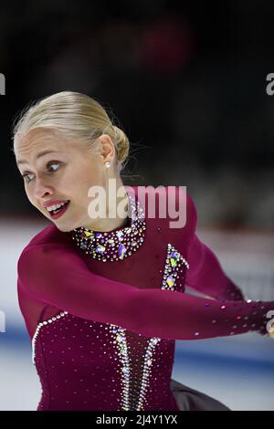 Linnea CEDER (FIN), during Women Free Skating, at the ISU European