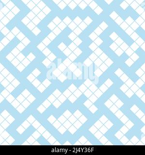Seamless color abstract maze pattern. Illustration for texture, textiles, simple backgrounds and creative design Stock Vector