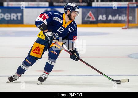 18.04.2022, Zug, Bossard Arena, Swiss National League Final Game 1 EV