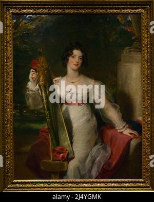 Sir Thomas Lawrence (1769-1830). English painter. Portrait of Lady Elizabeth Conyngham (1799-1839), 1824. Calouste Gulbenkian Museum. Lisbon. Portugal. Stock Photo