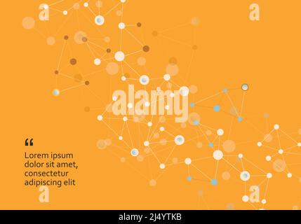 Molecule And Communication Background Stock Vector