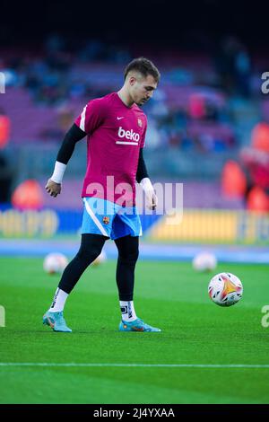 Barcelona, Spain, 18, April, 2022.  La Liga: FC Barcelona v Cadiz CF.  Credit: JG/Alamy Live News Stock Photo