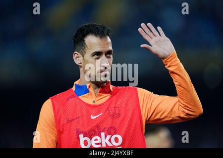 Barcelona, Spain, 18, April, 2022.  La Liga: FC Barcelona v Cadiz CF.  Credit: JG/Alamy Live News Stock Photo